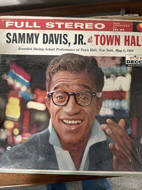Decca Sammy Davis Jr At Town Hall Vinyl LP Jazz Vocal DL 78841  12" 33 RPM